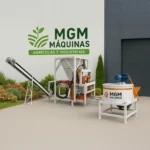 Máquina Automática de Fabricar Bloco de Concreto